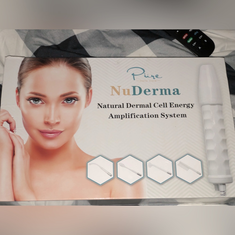 Pure Daily Care - Nuderma Portable High Frequency Skin Therapy Machine - White